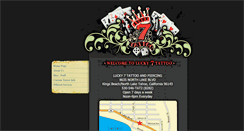 Desktop Screenshot of lucky7tattoo.net